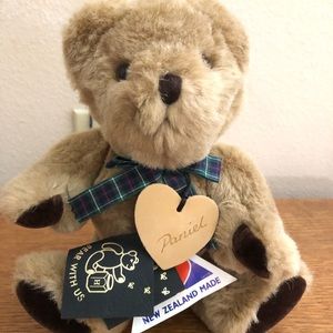 Bear with us from New Zealand Teddy Bear named Daniel